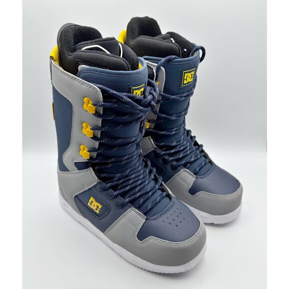DC Mens Phase Lace Snowboard Boots US 7M EU 39 Navy Grey NIB main image 4